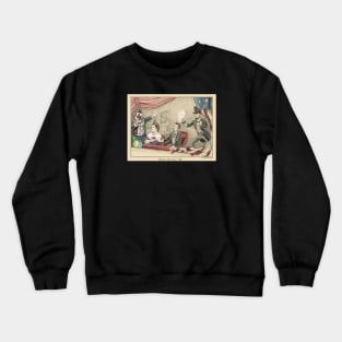 Abraham Lincolon / Mission Impossible 1865 Crewneck Sweatshirt